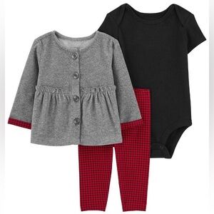 NWT Carter’s Baby Girl 3-pc. Winter Set